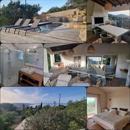 Maison De Standing Avec Piscine Vue Corse Du Sud Pozzaccio, Portigliolo 6 A 14 Personnes 7 Coti-Chiavari (Corsica)