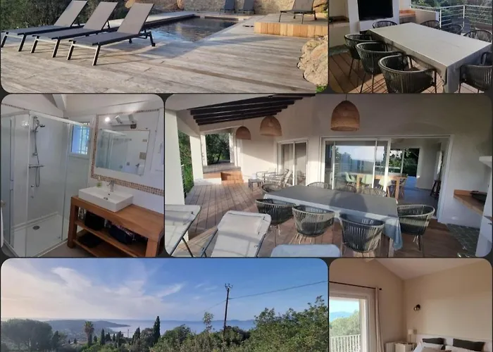 Maison De Standing Avec Piscine Vue Corse Du Sud Pozzaccio, Portigliolo 6 à 14 Personnes 7 Coti-Chiavari (Corsica)